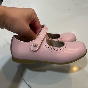 Pink Footmates Mary Janes